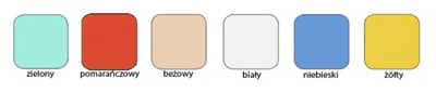 Parawany medyczne - Kolory ekranów Parawany medyczne - Kolory ekranów